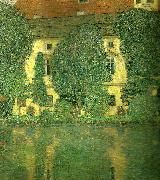 Gustav Klimt slottet kammer vid attersee Sweden oil painting artist